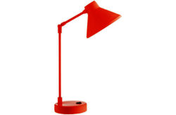 Habitat Bobby Metal Desk Lamp - Fluorescent Orange